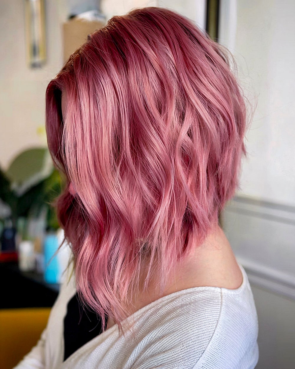 Fun and Fierce Aline Bob Hairstyle