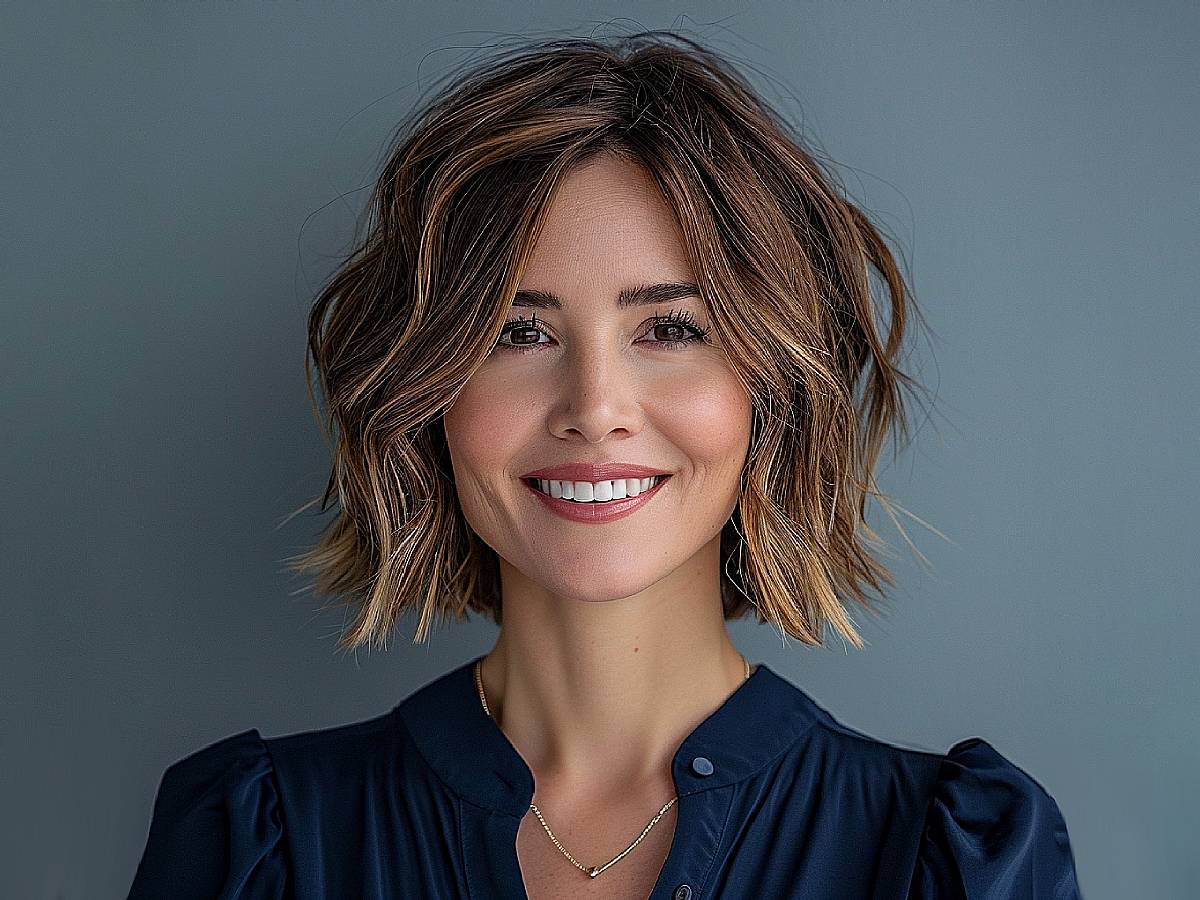 Chic shattered bob haircuts