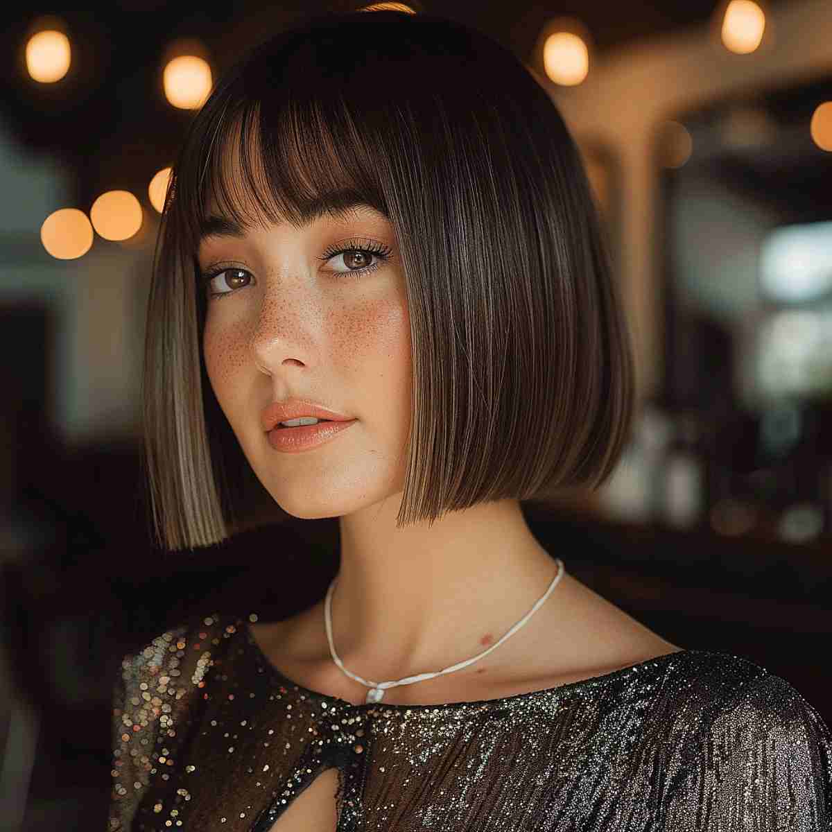 Chin-Length Blunt Cut