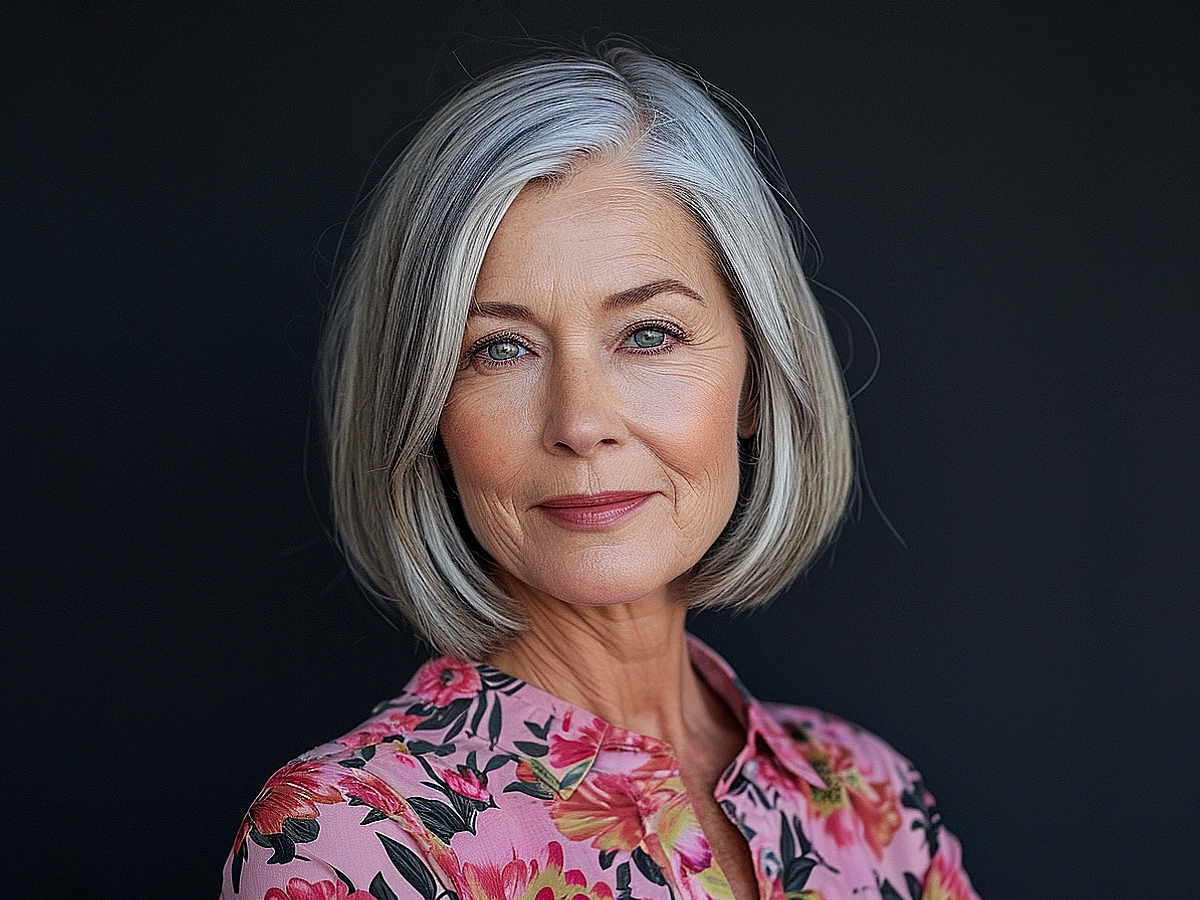Classy bob haircuts for older women