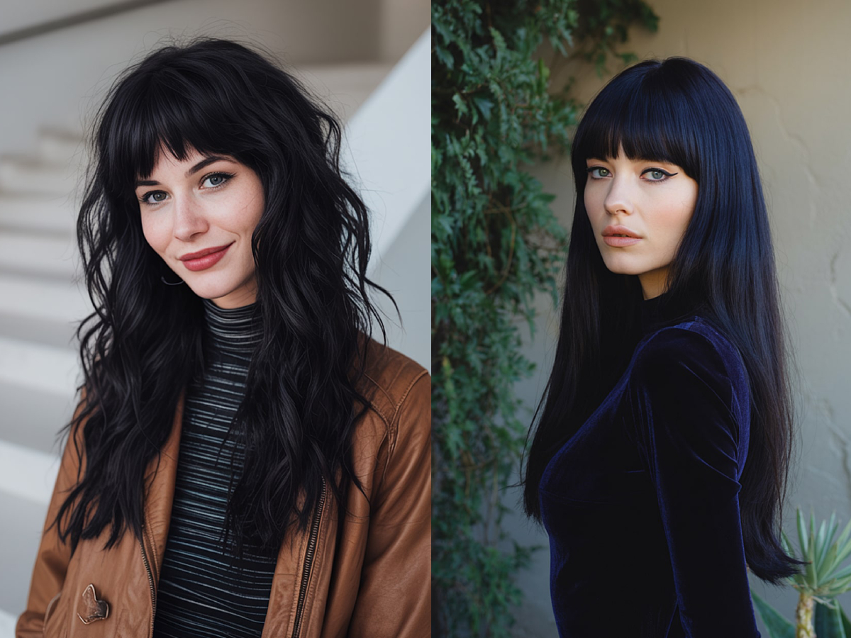 Edgy goth haircuts for long hair