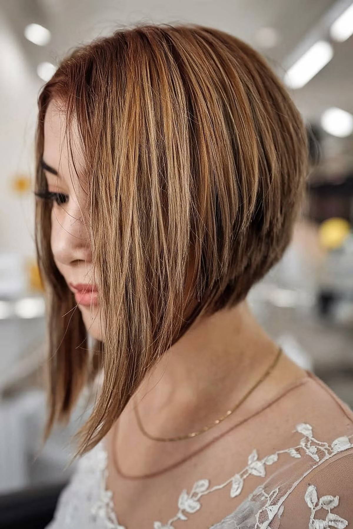 Eye-Catching Inverted Bob for straight hair