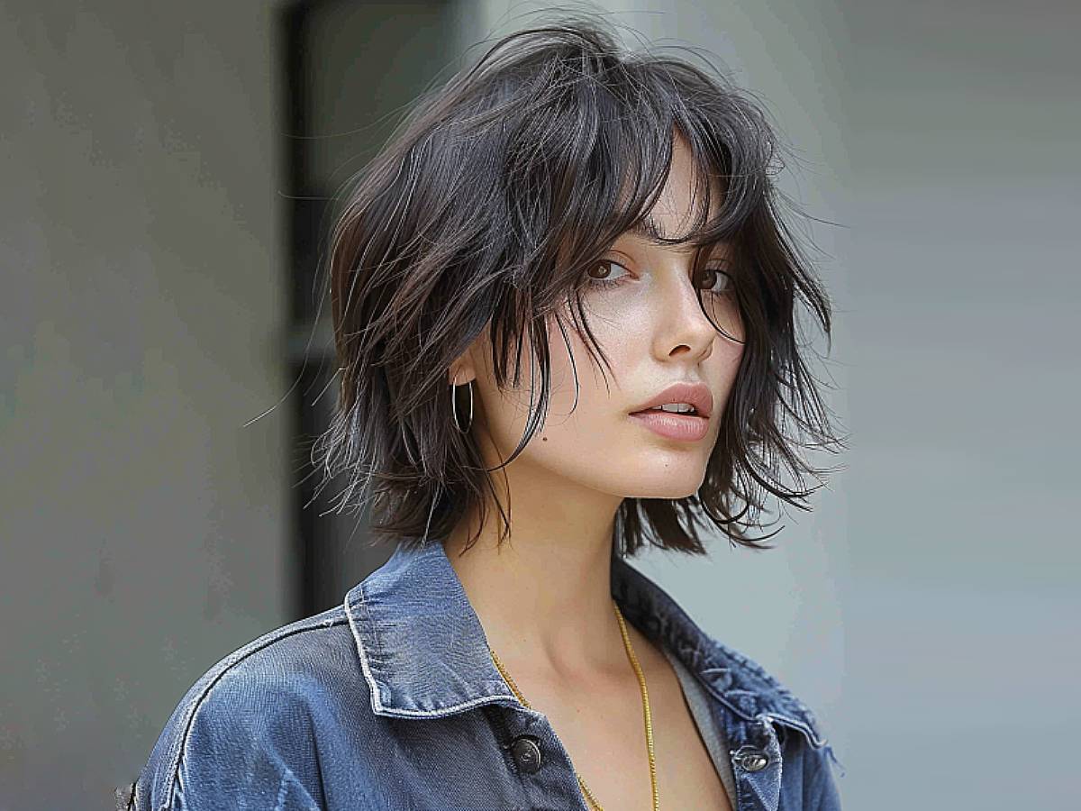 gorgeous wolf cut bob