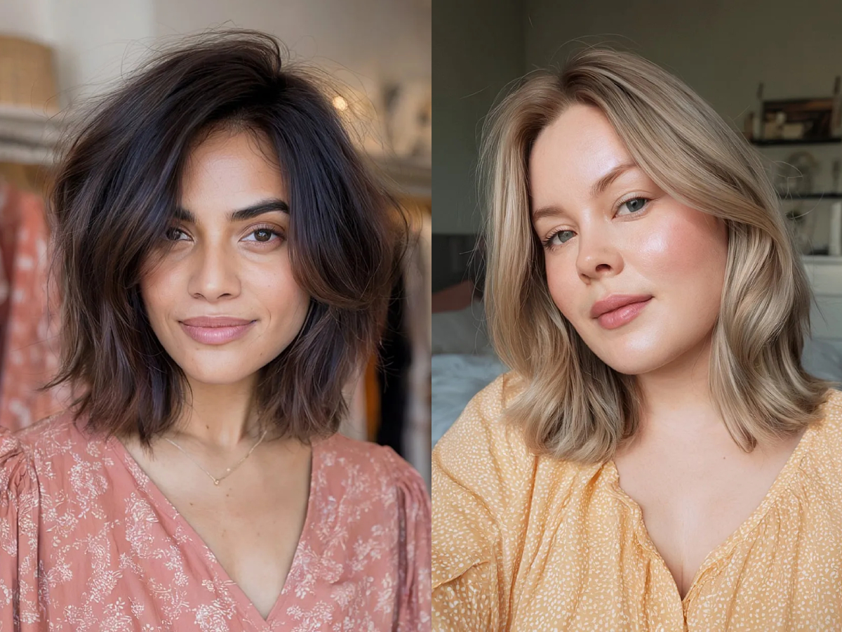 Long bob hairstyles for thick hair