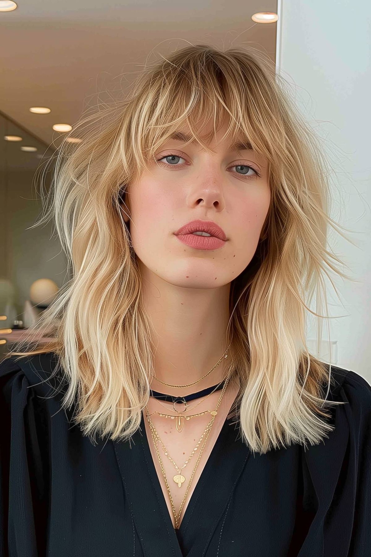 Medium-Length Wolf with Fringe