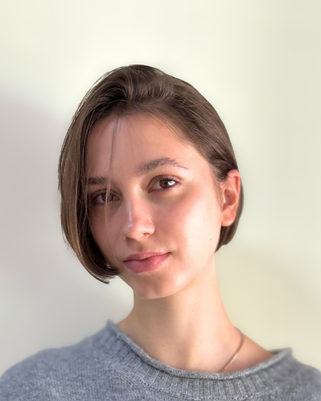 Modern Brunette Bob with Soft Undercut