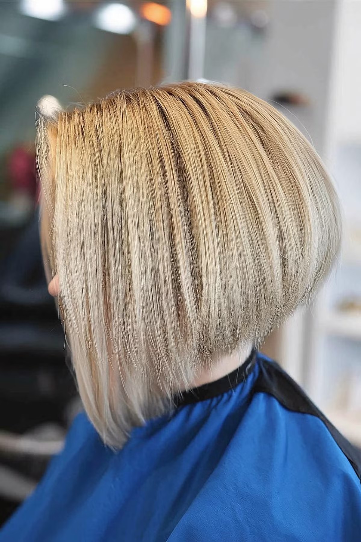 Razor Cut Inverted Bob with Dramatic Angles