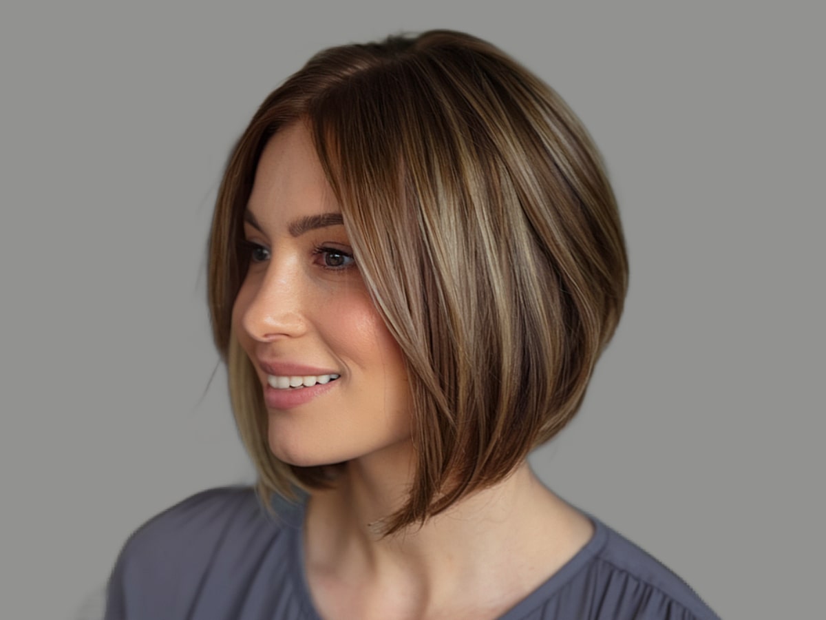Stunning angled bob hairstyles for women over 30
