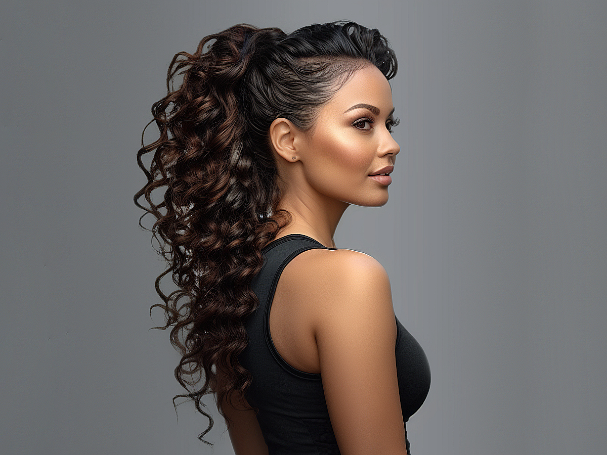 Stunning curly ponytail ideas