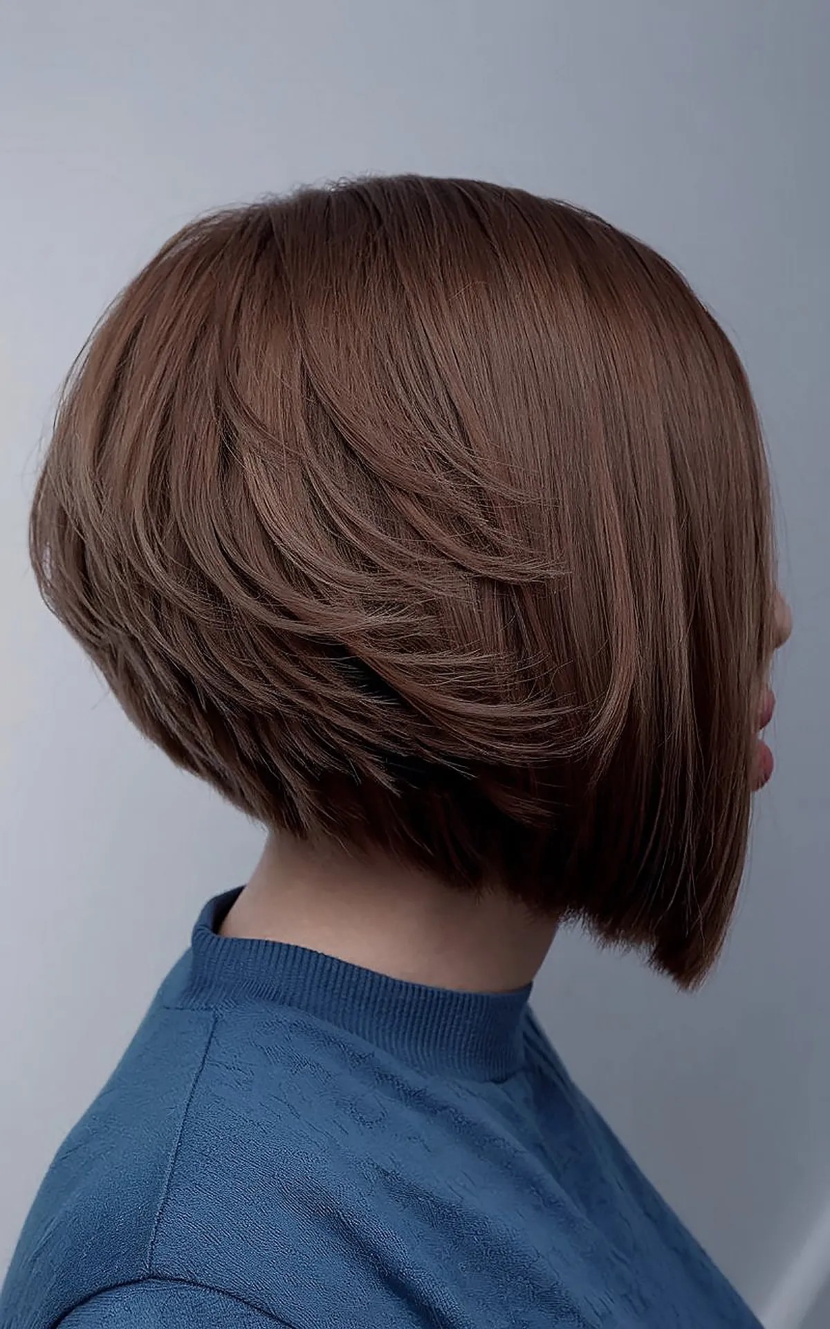 textured inverted bob