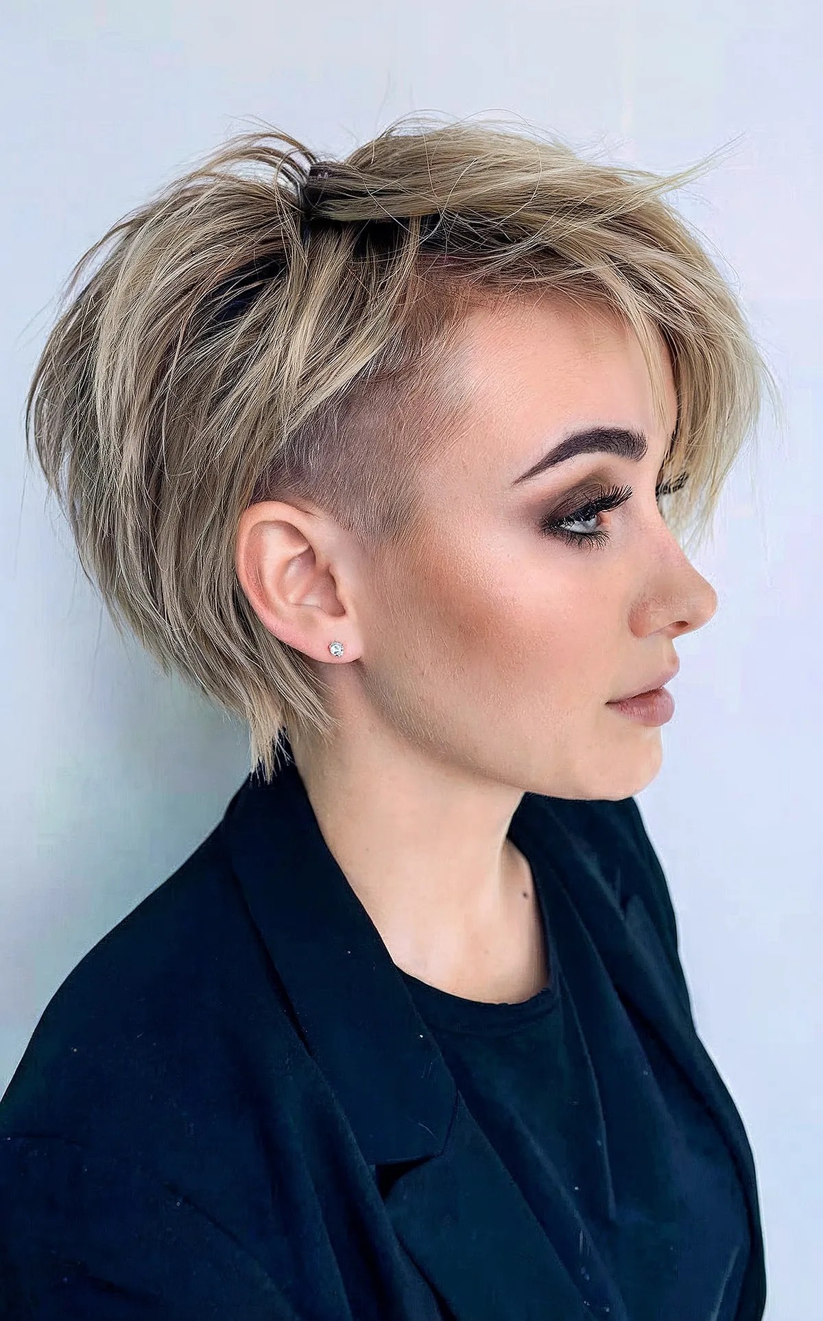 Trendy Stacked Bob with Undercut